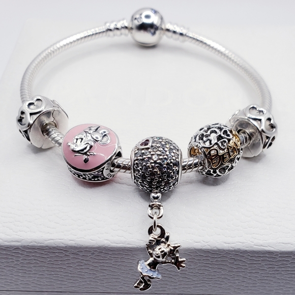 💫Authentic Pandora DISNEY MINNIE 6pc GIFT 🎁BRACELET SET - Picture 1 of 10